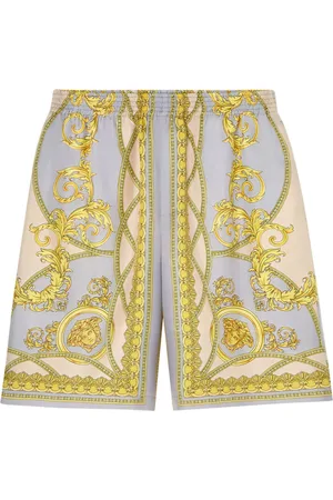 VERSACE La Coupe des Dieux shorts i silke