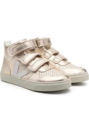 Veja Metalliske high-top sneakers