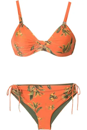 Lygia & Nanny Bikini med blomstret tryk og bindelukning