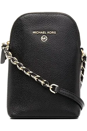 Michael Kors Skuldertaske i læder med kæderem