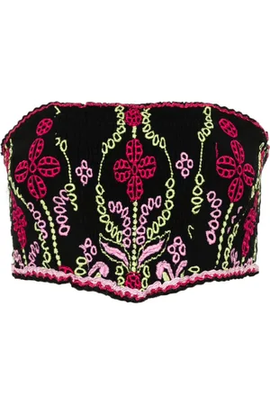 CHARO RUIZ IBIZA Brooke top med broderi