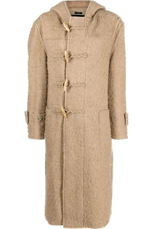 R13 Duffelcoat med hætte