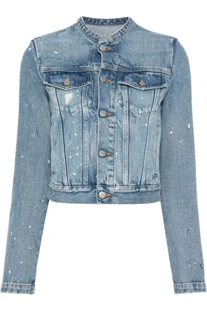 Maison Margiela Denimjakke med slitageeffekt