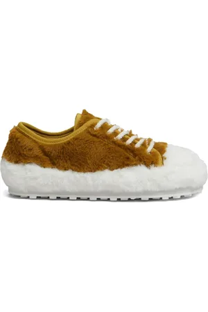 Marni Tofarvede sneakers i imiteret pels