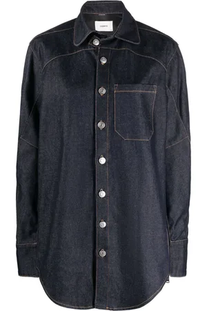 COPERNI Oversize Moto denimskjorte
