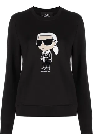 Karl Lagerfeld Ikon sweatshirt i økologisk bomuld