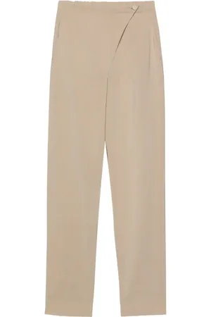 Emporio Armani Bukser med smalle ben og overlappende panel