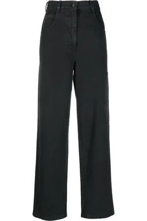 NILI LOTAN Højtaljede jeans med brede ben