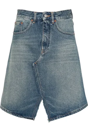 Maison Margiela Denimnederdel med falmende effekt