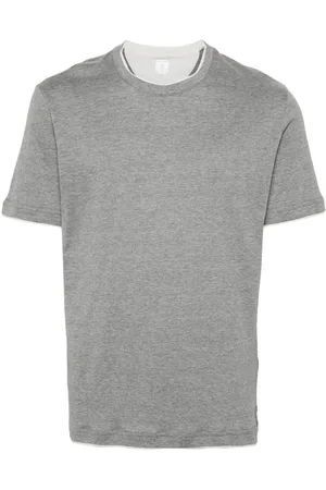 ELEVENTY T-shirt med meleret effekt