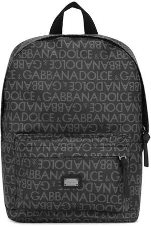 Dolce & Gabbana Rygsæk med lomme foran og logomærke