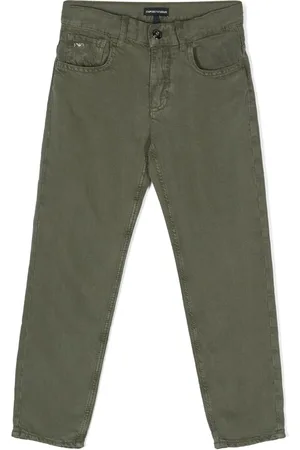 Emporio Armani Bukser med smalle ben og logoplade