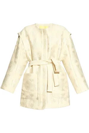 Munthe Otti jacquard-jakke med bælte