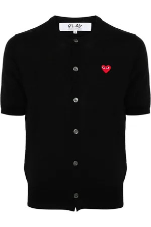 Comme des Garçons Cardigan med hjertemærke