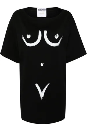 Moschino T-shirt med motivtryk