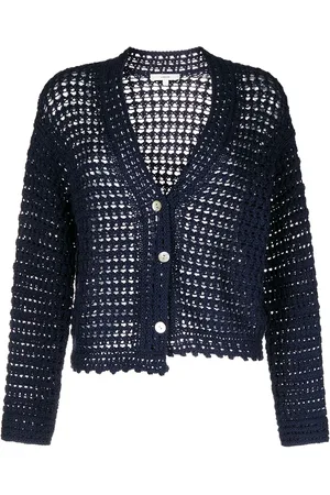 Vince Hæklet cardigan med V-hals