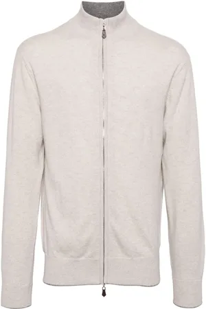 N.PEAL Knightsbridge cardigan med lynlås