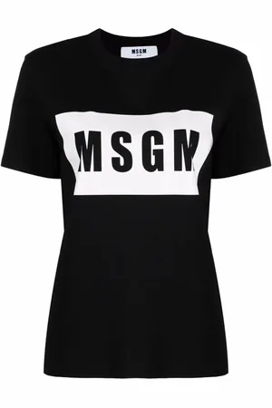 Msgm T-shirt med logotryk