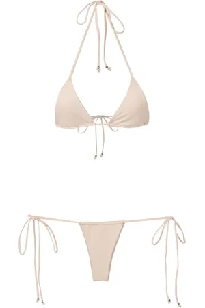 AMIR SLAMA Trekantsbikini med halterneck