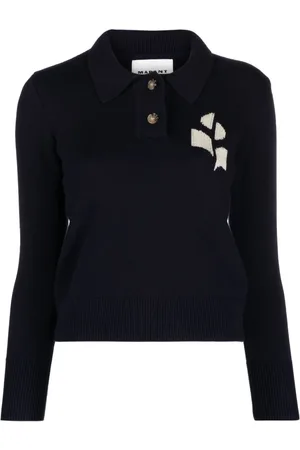Marant Etoile Polo-sweatshirt i strik