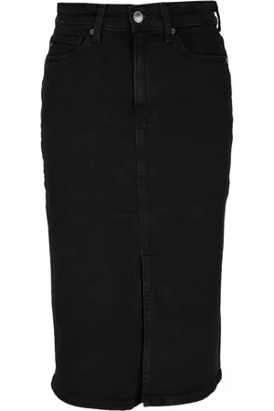 AG Jeans Mellemlang nederdel i denim