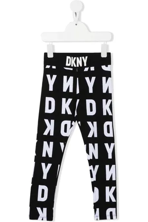 DKNY Slip-on leggings med logotryk