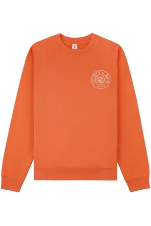 Sporty & Rich Connecticut Crest sweatshirt med logotryk