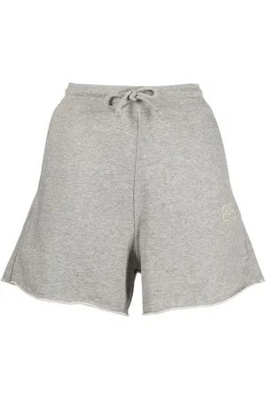 Ganni Shorts med broderet logo og løbesnor