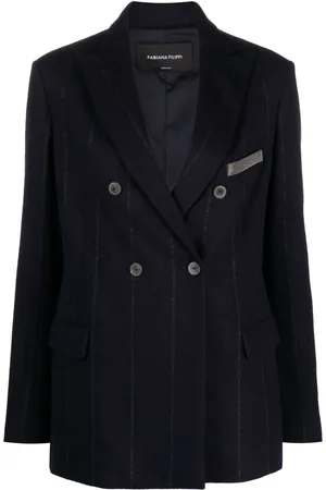Fabiana Filippi Enkeltradet blazer med stribedetalje