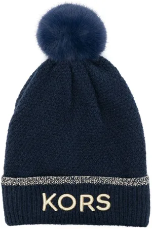 Michael Kors Hue med pompon og broderet logo