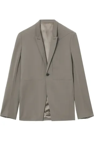 Rick Owens Enkeltradet uldblazer
