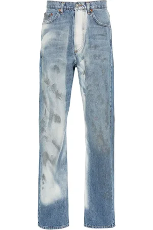 MAGLIANO Unregular Officina jeans med slitageeffekt