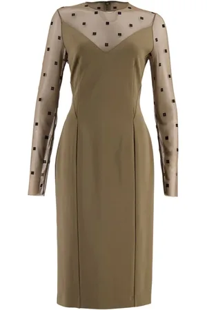 Givenchy Midi-kjole i jacquard med logo