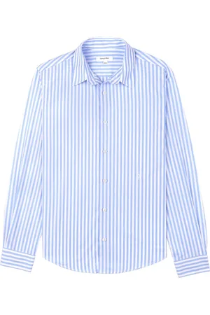 Sporty & Rich Stribet skjorte med broderet logo