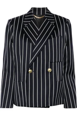 Victoria Beckham Cropped dobbeltradet jakke