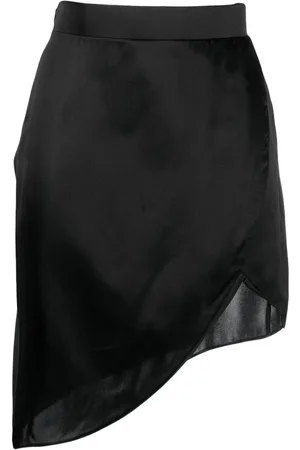 MAISON CLOSE Asymmetrisk Rendez-Vous silkenederdel