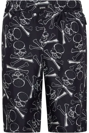 Philipp Plein Shorts med dødningehoved-tryk