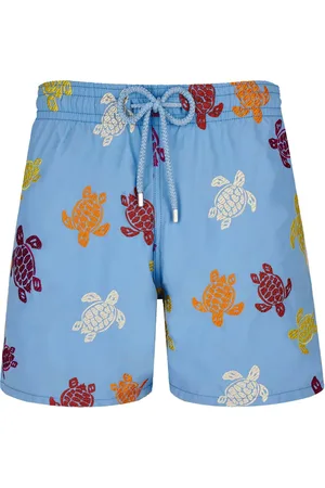 Vilebrequin Mistral badeshorts med skildpaddebroderi