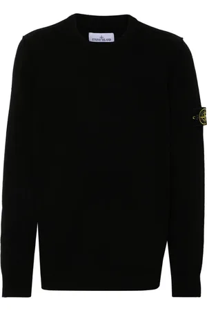 Stone Island Ribbet trøje med kompasmærke