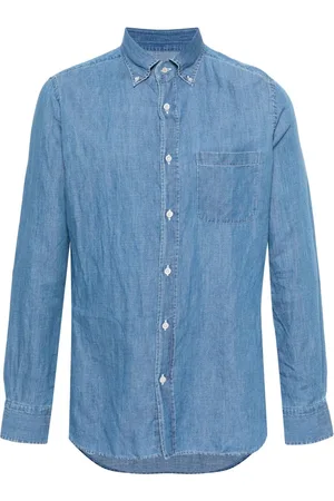 MOORER Rolf chambray-skjorte