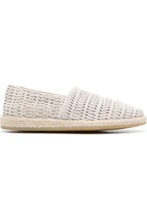Officine creative Espadriller i interwoven læder