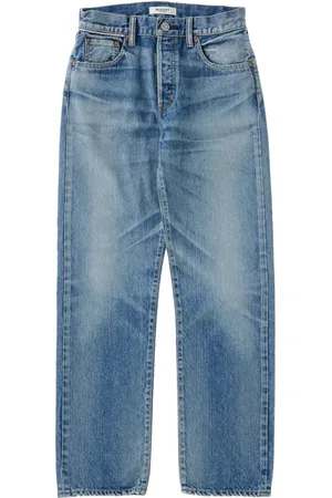 Moussy Graceland jeans med lige ben og mellemhøj talje