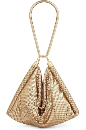 Paco rabanne Metallisk Pixel Tube skuldertaske