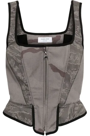 Marine Serre Regenerated korset-top