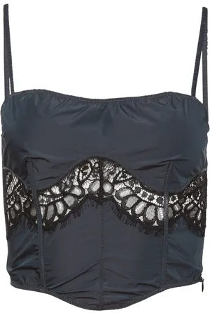 FLEUR DU MAL Bustier-top med blondedetalje