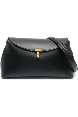 Totême T-Lock clutch i læder