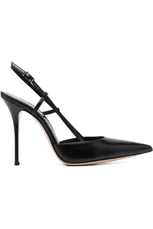 Casadei 115mm slingback-pumps i læder