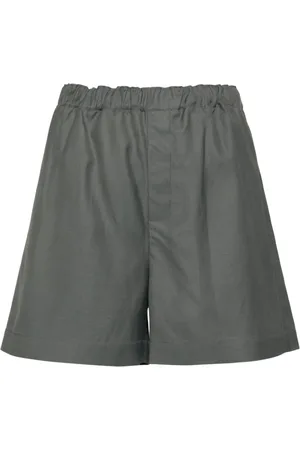 Loulou de Saison Seto shorts i slub-tekstur