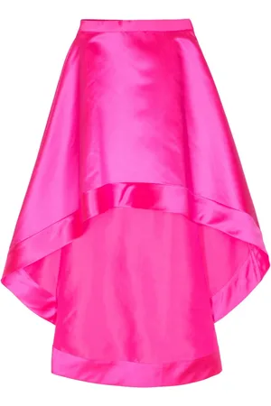 Cynthia Rowley Mellemlang Livia nederdel i satin