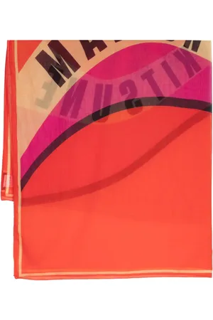 Maison Kitsuné Tørklæde med logotryk